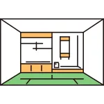 Japanese Style Room 2 SVG Icon
